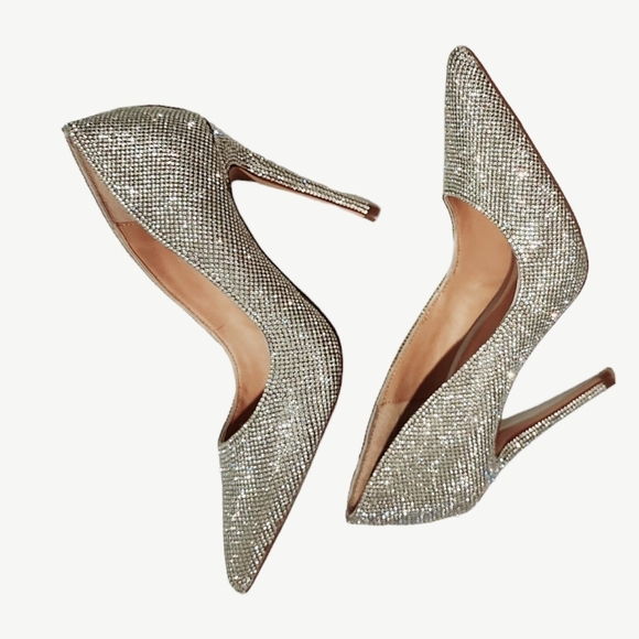 Steve Madden Daisie Crystal Jeweled Heels - Picture 6 of 13